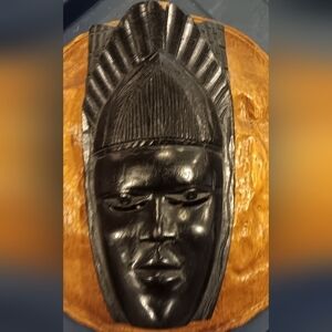 Vintage carved tribal mask